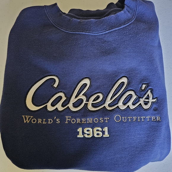 Cabela's Other - Cabela's Blue Men's Crewneck Sweatshirt